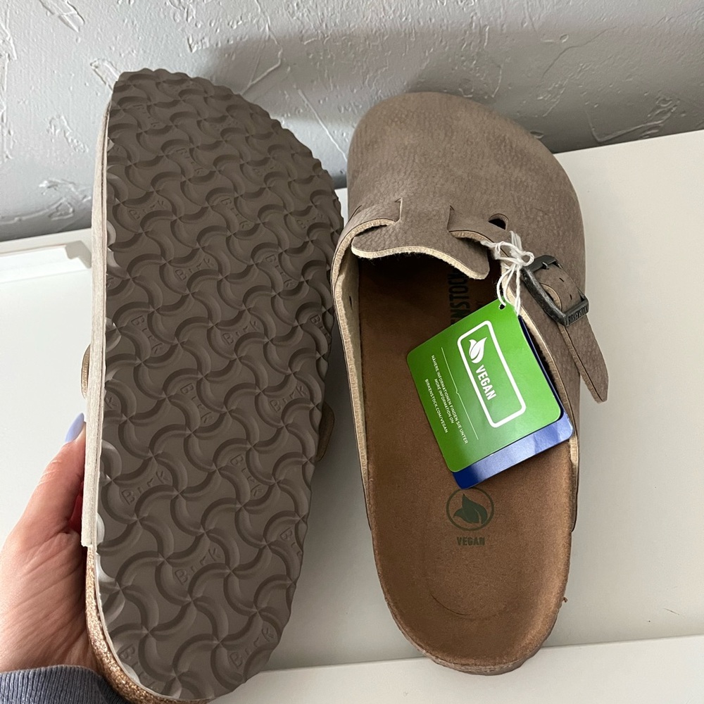 Men’s vegan Boston Birkenstocks